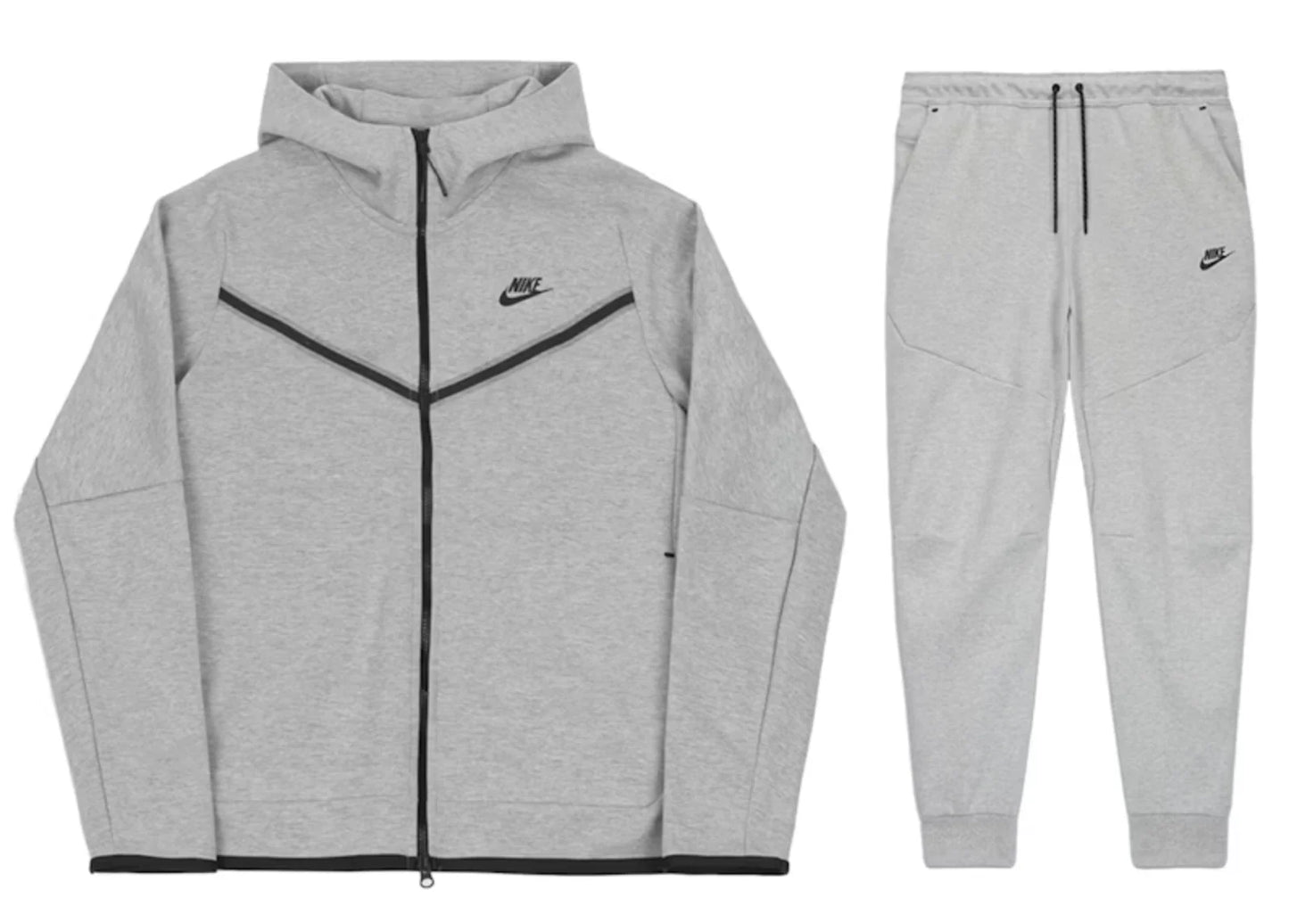 Gray Nike Fleece Tech Full-Set